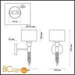 Бра Lumion Santiago 4515/1W - Фото 1
