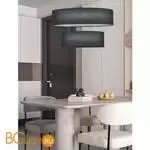 Подвесной светодиодный светильник с 2 тканевыми плафонами кольцами 55Вт 2221Лм 3000;4000;6000К 220V Lumion SAVA 8373/55L - Фото 0
