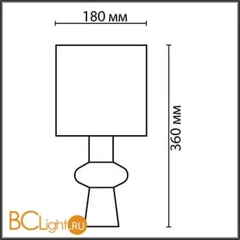 Настольная лампа Lumion SEGI new 8129/1Т - Фото 0