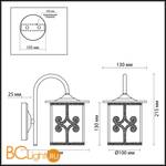 Бра Lumion Sekvana 3125/1W - Схема