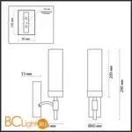 Бра Lumion SHARON 6538/1W - Фото 0