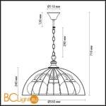 Люстра Lumion Shelby 3713/5 - Схема