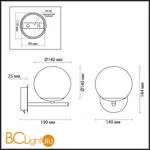 Бра Lumion Sierra 4454/1WS - Фото 1