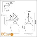 Бра Lumion Sivilla 2851/1W - Схема