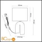 Настольная лампа Lumion STACY 5661/1T - Фото 0