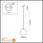 Подвесной светильник Lumion Summer 6509/1B - Фото 0