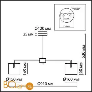 Люстра Lumion SUNTORI new 6591/8 - Фото 0