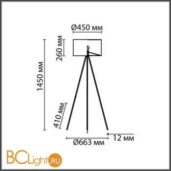 Торшер Lumion TAPIOKA 8077/1F - Фото 0