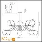 Люстра Lumion Tiana 4518/10C - Фото 2