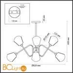 Люстра Lumion Tiana 4518/8C - Фото 1