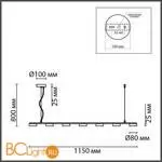 Подвесной светильник Lumion TORINA new 8117/7 - Фото 0