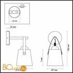 Бра Lumion Tristen 3641/1W - Фото 0