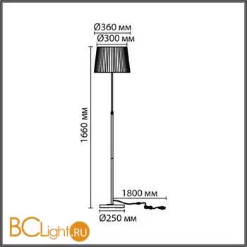 Торшер Lumion TUNE 8302/1F - Фото 0