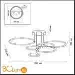 Потолочный светильник Lumion Ursula 5283/99CL - Фото 0