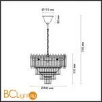 Люстра Lumion VALENTINA 5228/6 - Фото 0