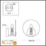 Бра Lumion VALERIA 6553/1W - Фото 0