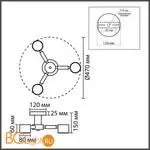 Люстра Lumion VENNA 8306/3C - Фото 0