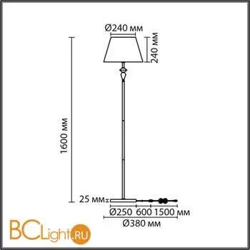 Торшер Lumion VERMONT 8275/1F - Фото 0