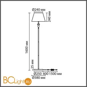 Торшер Lumion VERMONT 8274/1F - Фото 0