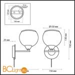 Бра Lumion Vesonto 2774/1W - Схема