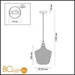 Подвесной светильник Lumion Vita 4706/1 - Фото 0