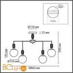Люстра Lumion VIVIEN new 6580/9C - Фото 0