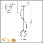 Подвесной светильник Lumion WANDA 5288/1 - Фото 0