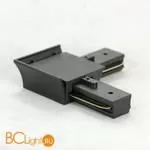 Коннектор шинопровода Lussole Loft Milazzo 10325 угловой коннектор черный - Фото 1