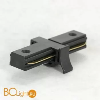 Коннектор для 1-фазного трека Lussole 10324 прямой коннектор черный - Фото 0