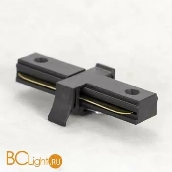 Коннектор для 1-фазного трека Lussole 10324 прямой коннектор черный