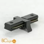 Коннектор для 1-фазного трека Lussole 10324 прямой коннектор черный - Фото 0