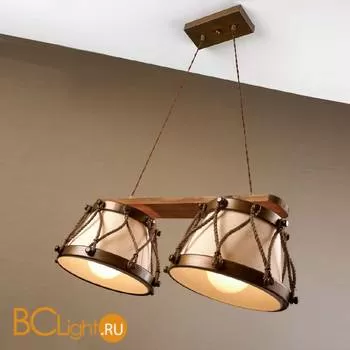 Подвесной светильник Lustrarte Rustica Tambor 366/2.89 Kobi