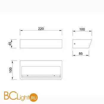 Настенный светильник Mantra ALTEA 8097 - Фото 0
