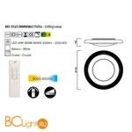 Потолочный светильник Mantra Ari 5925 - Схема