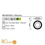 Потолочный светильник Mantra Ari 5927 - Схема