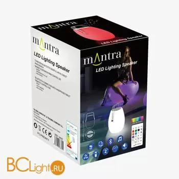 Настольная LED лампа со встроенным динамиком Mantra Barrel 3695 - Фото 3