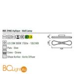 Настенный светильник Mantra Bucle 5983 - Схема