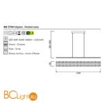 Подвесной светильник Mantra Burbuja 5790 - Схема