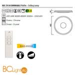 Потолочный светильник Mantra Centara 5930 - Схема