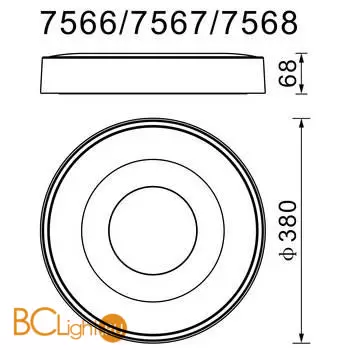 Потолочный светильник Mantra Coin 7692 - Фото 1