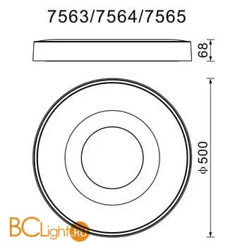 Потолочный светильник Mantra Coin 7563 - Фото 1