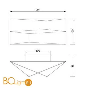 Настенный светильник Mantra Fuji 8157 - Фото 2