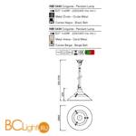 Подвесной светильник Mantra Industrial 5430 - Схема