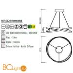 Подвесной светильник Mantra Infinity 5726 - Схема