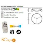 Потолочный светильник Mantra Lascas 5956 - Схема