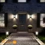 Уличный настенный светильник Mantra Meribel 7086 - Фото 3