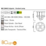 Потолочный светильник Mantra Nido 5903 - Схема