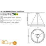 Подвесной светильник Mantra Niseko 5795 - Схема