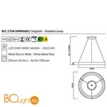 Подвесной светильник Mantra Niseko 5796 - Схема