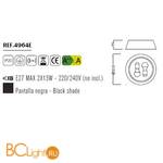 Потолочный светильник Mantra Nordica 4964E - Схема